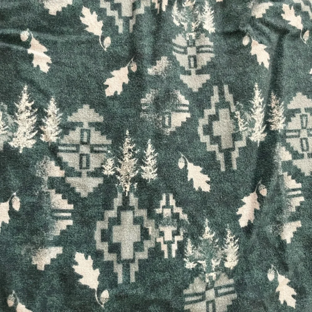 Vintage Shirt M Native Navajo Aztec festival blue cottage Western streetwear y2k - Picture 2 of 7